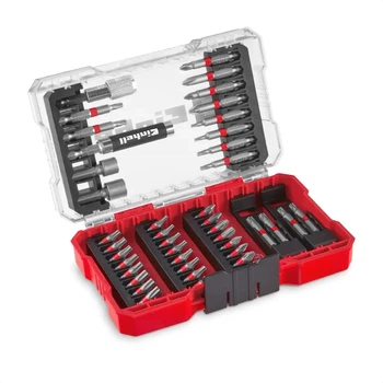 Біти Einhell, набір 42шт, HEX, PH, PZ, Torx, 50мм, кейс (00124871)