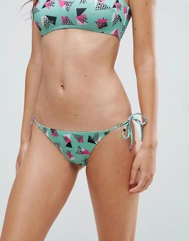 Нижняя часть купальника на подкладке для женщины Asos 06022679 XS Бирюзовый