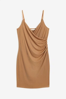 Платье джерси для женщины H&M 1154864-002 XS Коричневый