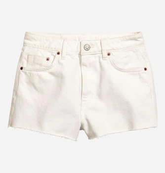 Шорты мини джинсовые для женщины H&M Divided 0468695--6 XS Белый