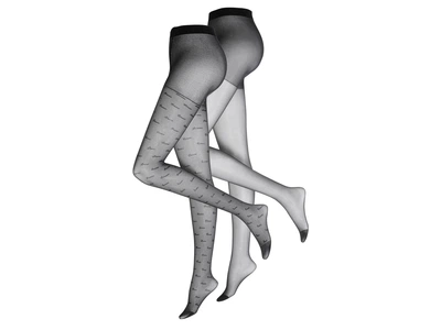Колготки 60 Den набор 2 пары для женщины Esmara LYCRA® 435610 L Черный