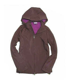 Куртка Softshell (софтшел) водоотталкивающая и ветрозащитная для женщины Alpine 267952 38(S) Коричневый