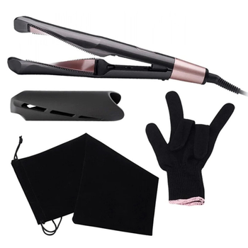 Плойка спиральная 2в1 45 Вт 130-230°C 100-240v 50/60Hz HAIR CURLER 106 WM-002 с перчаткой и поворотным шнуром