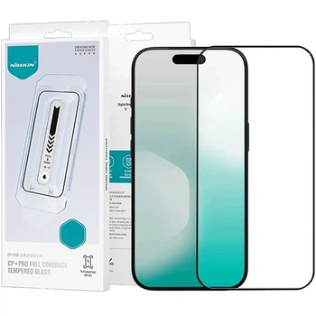 Защитное стекло Nillkin (CP+PRO) для Apple iPhone 17 Pro Max (6.9") (+ аппликатор) Черный