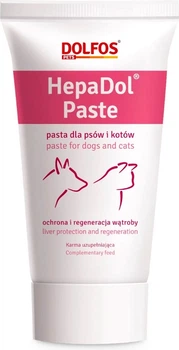 Паста Dolfos HepaDol для захисту та регенерації печінки у собак і котів 50 г (5902232649918)