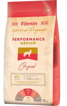 Sucha karma dla psów Fitmin Performance Medium Drób 12 kg (8595237035373)