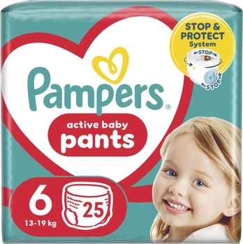 Підгузки-трусики Pampers 6 Exlarge 14 - 19 кг 25 шт (8006540069745)
