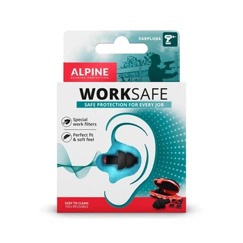 Универсальные беруши для работы Alpine WorkSafe SNR 23 дБ