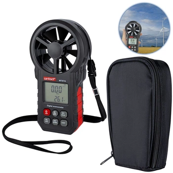 Анемометр WINTACT WT87A, 0,3-30м/с, -10-45°C (2341009)