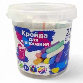 Крейда для малювання (27 брусочків)