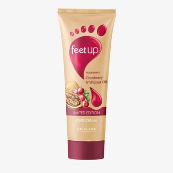 Питательный крем для ног с экстрактом клюквы и маслом грецкого ореха Feet Up