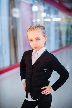 Кардиган Badi junior 152 см Черный (2125000558721)