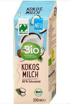 Вершкове кокосове молоко dmBio Kokos milch 250 ml