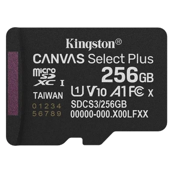 Карта памяти Kingston microSD 256GB C10 UHS-I A1 V10 R150MB/s