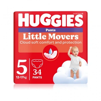 Подгузники Huggies Pants 5 Jumbo (12-17 кг) для мальчиков 34 шт (5029053564289) (9456)