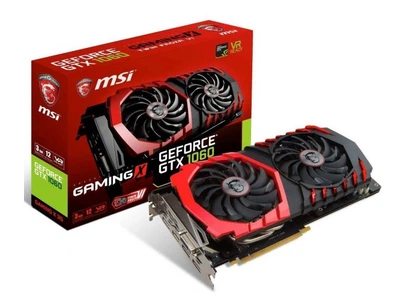 Видеокарта Msi Geforce Pci-Ex Gtx 1060 Gaming X 3Gb 192Bit Gddr5 (1569/8008) (Dvi, Hdmi, 3 X Displayport) (Gtx 1060 Gaming X 3G)