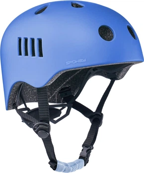 Kask rowerowy BMX Spokey Pumptrack 944785 54–58 cm Niebieski (5905339447852)