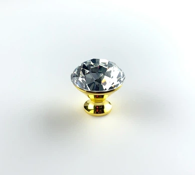Ручка GTV Crystal Palace D=40 мм Золото кристал (GZ-CRPB40-03)