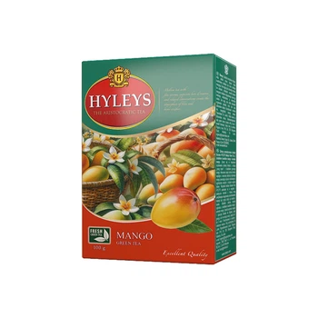 Чай зеленый Hyleys Манго крупнолистовой 100 г (4791045026167)