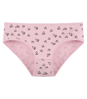 Трусы слипы женские Donella с рисунком - Donella - 311506 - L - Светло-розовый