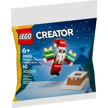 Конструктор LEGO Christmas Різдвяні забави з димарем із Сантою 60 деталей (30692)