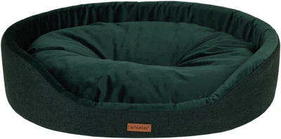 Legowisko dla psów Amiplay Siena owalne XL Zielone (5907563303034)
