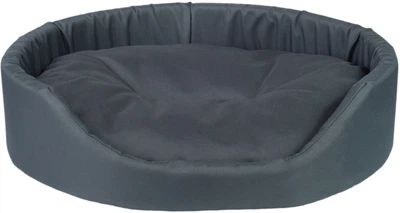 Лежак для собак Amiplay Basic овальний XXL Графітовий (5907563246393)