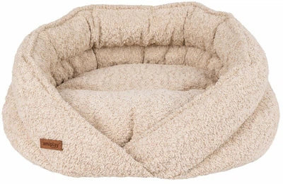 Лежак для собак Amiplay Prato Кокон S Кремовий (5907563316058)