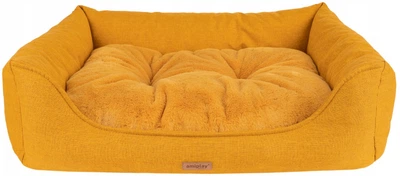 Legowisko dla psów Amiplay Como Sofa M Żółte (5907563312197)