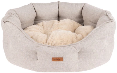 Лежак для собак Amiplay Como Colosseum S Бежевий (5907563312333)