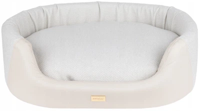 Legowisko dla psów Amiplay Milano Elipsa S Kremowe (5907563310537)