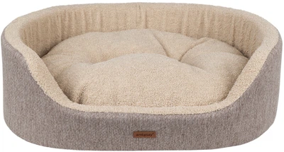 Legowisko dla psów Amiplay Malmo Elipsa S Beżowe (5907563299306)