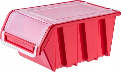 Kuweta warsztatowa z pokrywą Kadax KTR50 490 x 298 x 210 mm Czerwona (5903699456910)