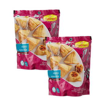 Снек Мини Самоса (Промо-набор 2х200г) Haldiram's 8904004404210-1