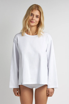 Жіночий білий джемпер з U-подібним вирізом XXL BASIC 07/16/01XXLWhite ELLEN
