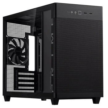 Компьютерный корпус без блока питания Asus Prime AP201 Tempered Glass Black (90DC00G0-B39010)