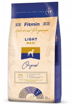 Sucha karma dla psów Fitmin Maxi Light 12 kg (8595237035434)