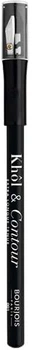 Олівець для очей Bourjois Khol Contour зі стругачкою чорний 1.2 г (3614223912216)