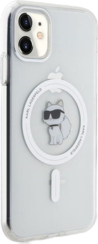 Etui Karl Lagerfeld IML Choupette MagSafe do Apple iPhone 11 Transparent (KLHMN61HFCCNOT)