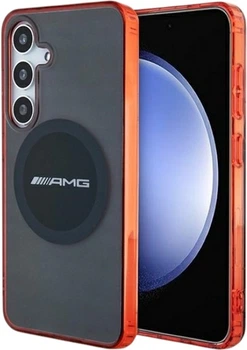 Панель AMG Transparent Bicolor MagSafe для Samsung Galaxy S24 Black (AMHMS24S23HBCK)