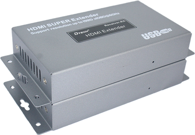HDMI KVM IP удлинитель (экстендер) на 150 м с поддержкой IR (приемник) DT-7050R (AM)