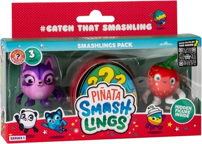 Набор фигурок Pinata Smashlings Потешные герои 3 персонажа для коллекционирования игрушки для детей (540525)