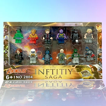 Набор фигурок Avengers 12 шт 6+ пластиковые подвижные элементы