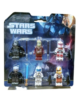 Набор фигурок Star Wars LEGO Style 6 персонажей от 3 лет подвижные части