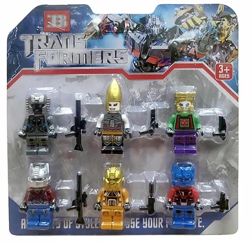 Набор фигурок Transformers 6 шт высота около 5 см