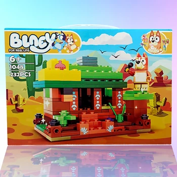 Конструктор Bluey 232 детали 6+ пластиковый домик с фигуркой