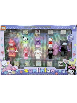 Набор фигурок Hello Kitty 8 персонажей из Sanrio подходит от 3 лет пластиковые