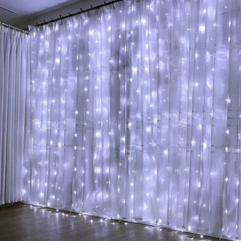 Гирлянда светодиодная «Штора» 3×2 м 240 LED холодный белый свет