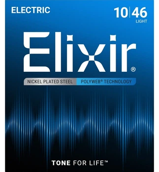 Струны для электрогитары Elixir 12050 Polyweb Nickel Plated Steel Light 10/46
