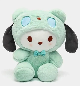 Мягкая игрушка салатовая Hello Kitty Kuromi Cinnamoroll Sanrio, Хелоу Кити Синнаморолл 22 см